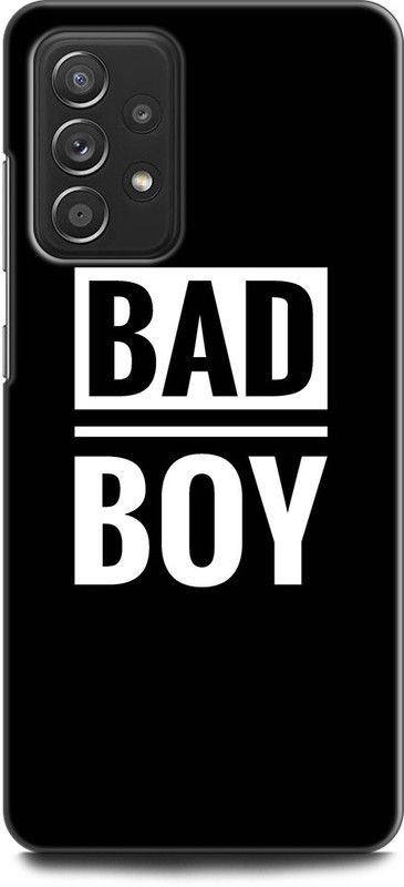 Afterglow Back Cover for SAMSUNG Galaxy A52 BAD BOY, BLACK AND WHITE, ATTITUDE, COOL, STYLE  (Multicolor, Shock Proof, Pack of: 1)