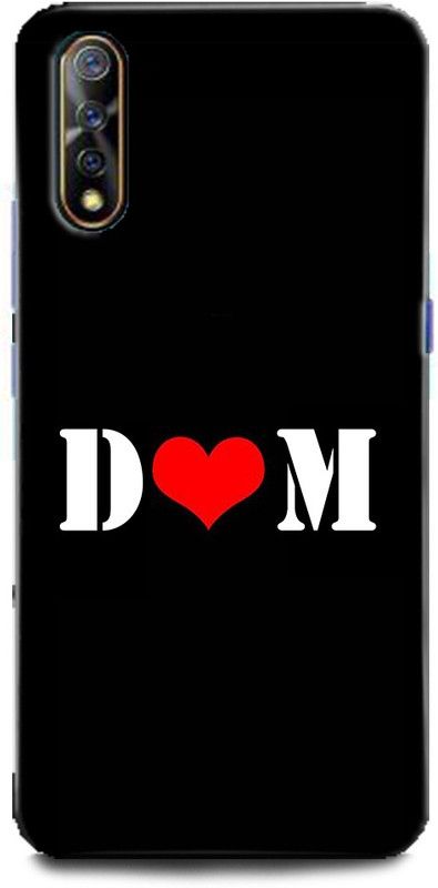 Afterglow Back Cover for Vivo Z1x D M, D LOVES M, NAME, LETTER, ALPHABET, DM LOVE, HART  (Multicolor, Shock Proof, Pack of: 1)