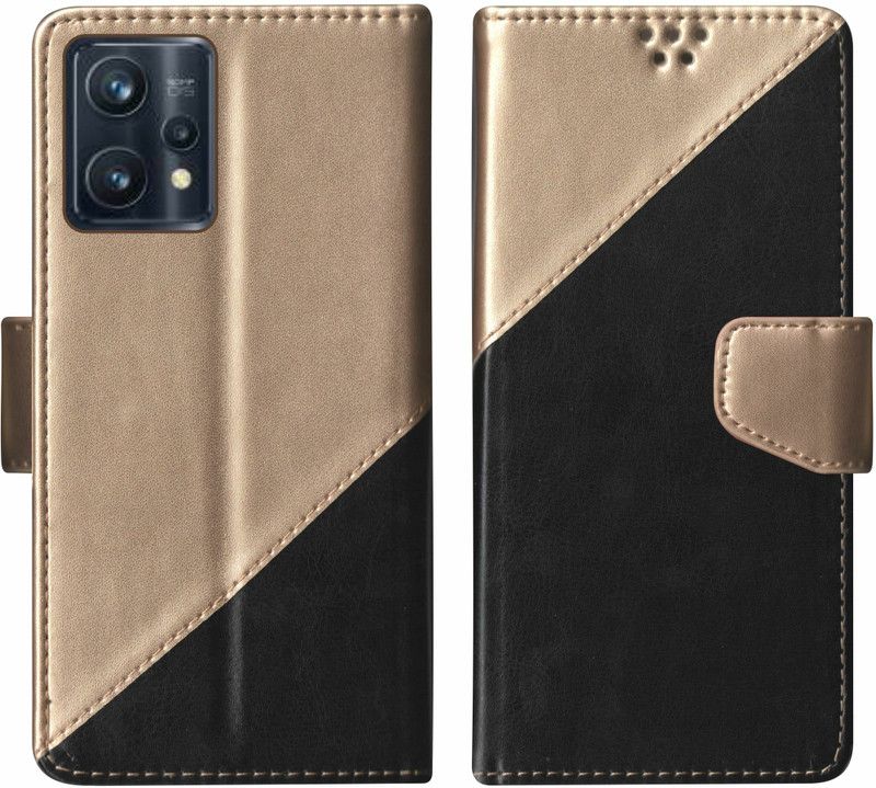 SBMS Flip Cover for Realme 9 4G, Realme 9 Pro Plus 5G, Realme Narzo 50 Pro 5G Multicolor  (Black, Shock Proof, Pack of: 1)