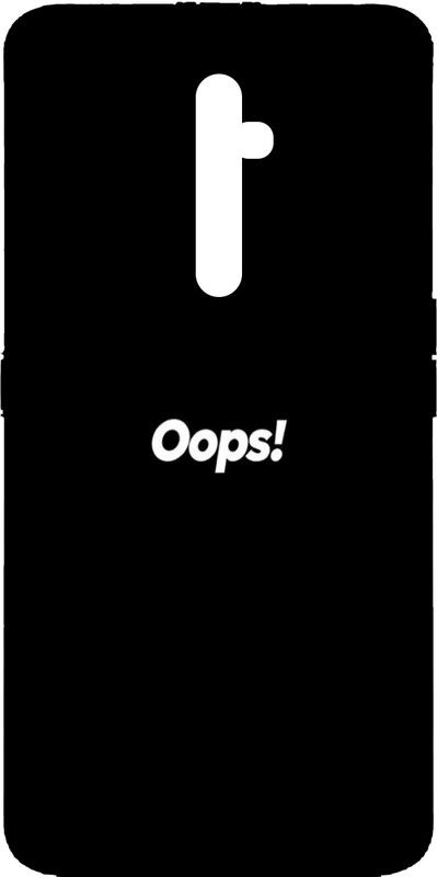 PrintKing Back Cover for OPPO Reno 2z(Quote Cover, Oops Quote, Oops, Designer )  (Multicolor, Waterproof, Silicon, Pack of: 1)