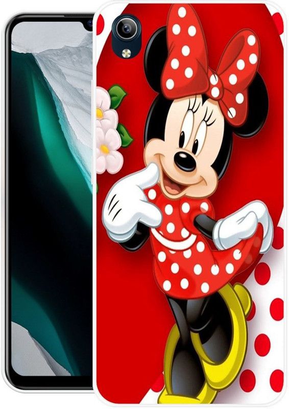 Looy Back Cover for Vivo Y91i  (Red, Flexible, Silicon, Pack of: 1)