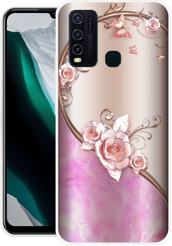 FITCART Back Cover for Vivo Y50, Vivo Y30  (Multicolor, Grip Case, Silicon)