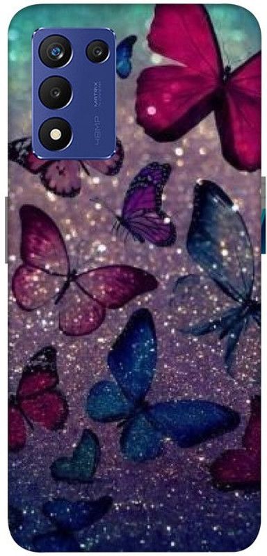 LUCKY MOBI.COM Back Cover for Realme 9 5G SE ( BUTTERFLY WALLPAPER) PRINTED BACK COVER  (Multicolor, Hard Case, Pack of: 1)