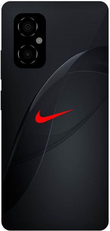 play fast Back Cover for POCO M4 5G, MZB0BRWIN, NIKE, SIGN, LOGO, EMBLEM, DESIGN  (Black, Hard Case, Pack of: 1)