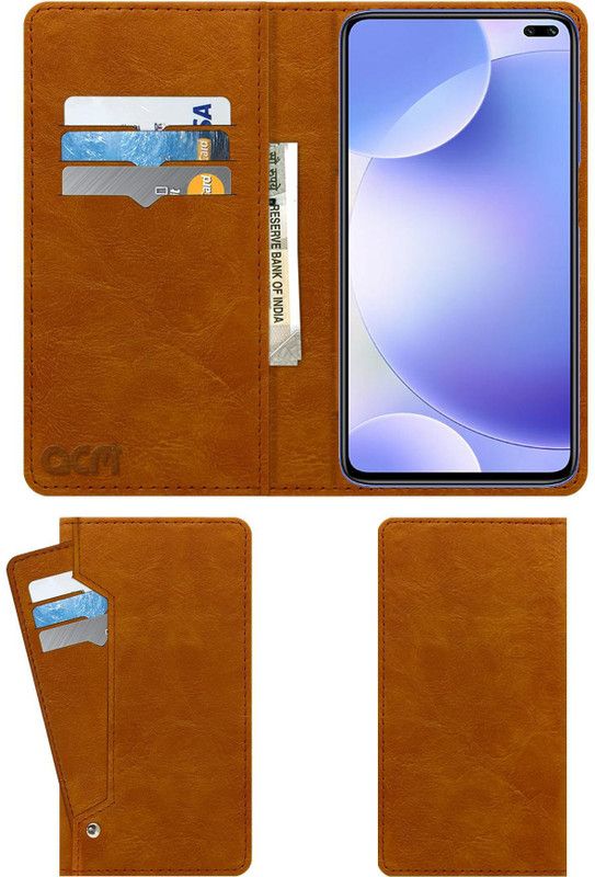 ACM Flip Cover for Xiaomi Redmi K30  (Brown, Grip Case, Pack of: 1)