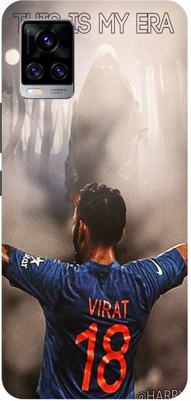Bluvver Back Cover for Vivo V20 Pro,Vivo 2018, Printed Virat Kohli Back Cover  (Multicolor, Hard Case, Pack of: 1)