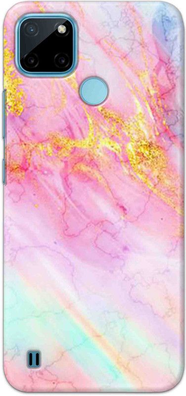 NDCOM Back Cover for Realme C21Y Color Pattern Marble Printed  (Multicolor, Hard Case, Pack of: 1)