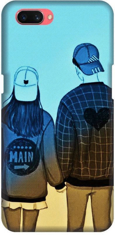 URCHIN Back Cover for Realme C1 Love, Sweet Couple, Cut Kids, Girl, boy, Together  (Multicolor, Shock Proof, Pack of: 1)