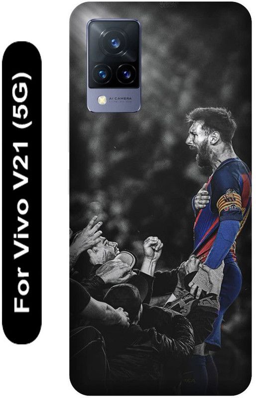 SSMORYA Back Cover for Vivo V21 5G, Lione Messi 10 Printed  (Multicolor, Hard Case, Pack of: 1)