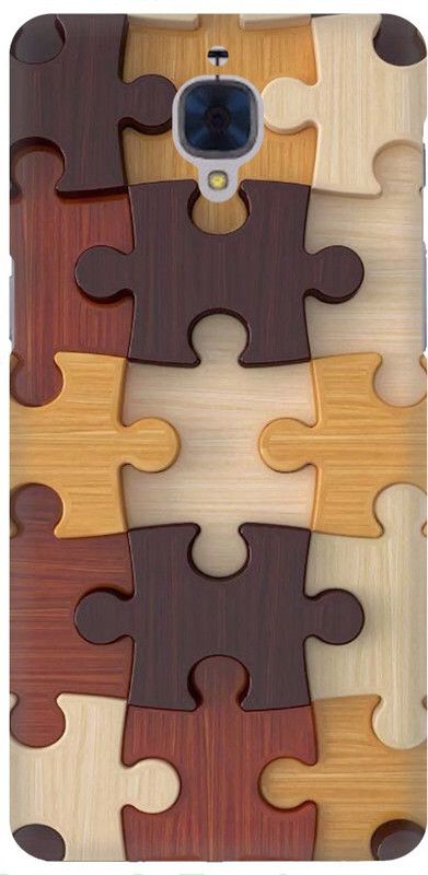 Coberta Case Back Cover for Oneplus 3t Back Cover puzzil design Design Back Case For Oneplus 3t By Coberta  (Multicolor, Pack of: 1)
