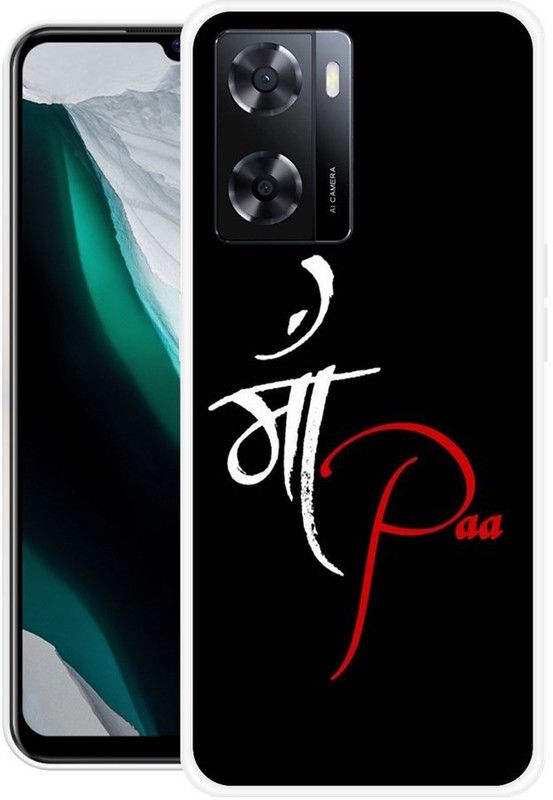 BAILAN Back Cover for OPPO A57 2022  (Black, White, Grip Case, Silicon)
