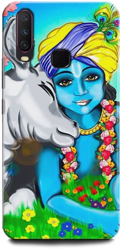 INTELLIZE Back Cover for Vivo Y17/1902 Krishna,Printed  (Multicolor, Shock Proof)