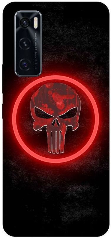 URCHIN Back Cover for Vivo V20SE Punisher, Punisher logo, Skull, Ghost  (Multicolor, Shock Proof, Pack of: 1)