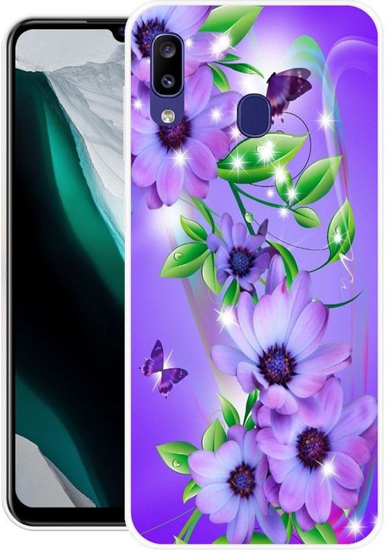BAILAN Back Cover for Samsung Galaxy A20  (Multicolor, Grip Case, Silicon, Pack of: 1)