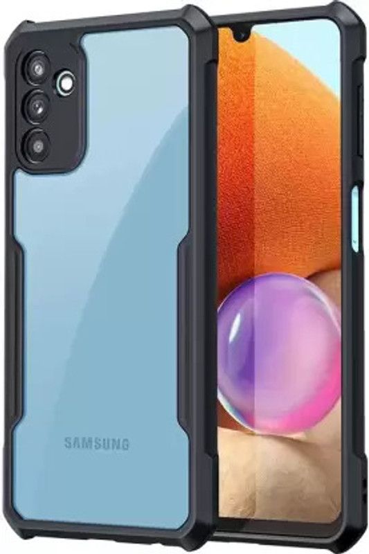Mobile Back Cover Bumper Case for Samsung Galaxy A14 5G, Samsung Galaxy A14 5G,(IP)  (Black, Transparent, Shock Proof, Pack of: 1)
