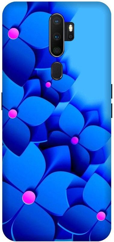 SSMORYA Back Cover for OPPO A9 2020,Blue Drops Printed  (Multicolor, Hard Case, Pack of: 1)