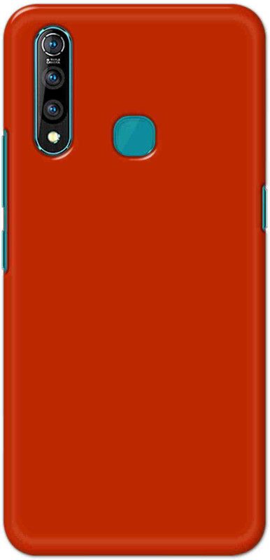 NDCOM Back Cover for Vivo Z1 Pro Solid Red Printed  (Multicolor, Hard Case, Pack of: 1)