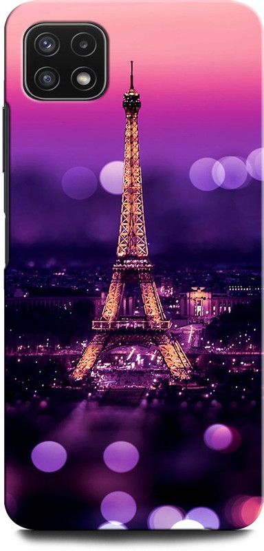 GRAFIQE Back Cover for SAMSUNG Galaxy A22 5G EIFFELTOWER, PARIS, HEARTS, LOVE, COLORFUL, GALAXY  (Multicolor, Shock Proof, Pack of: 1)