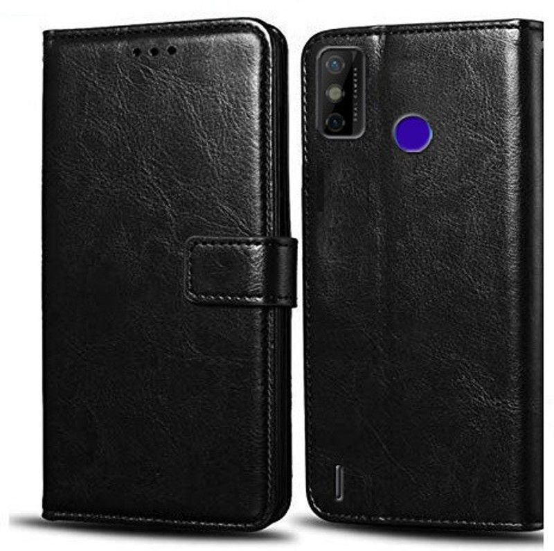 Mashgul Flip Cover for Tecno Spark Go 2020  (Black, Shock Proof, Pack of: 1)