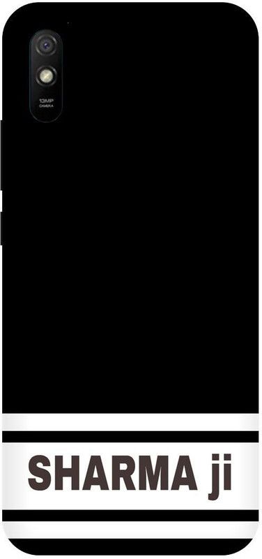 PICHKU Back Cover for REDMI 9i SPORT-SHARMA,BRAHMAN,TEXTURE,SHARMAJI,PANDIT,BOY  (Black, Hard Case, Pack of: 1)