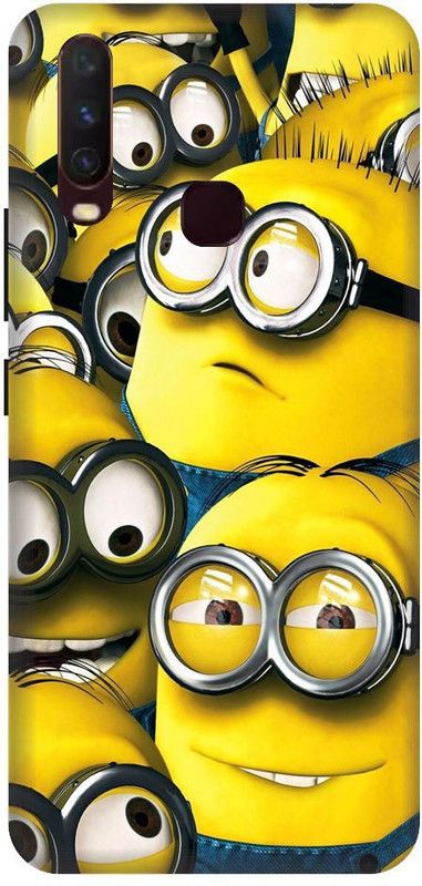 URCHIN Back Cover for vivo Y11Minions, Cute minions, funny, cute  (Multicolor, Shock Proof, Pack of: 1)