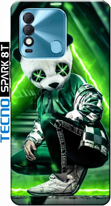 Burdak Back Cover for Tecno Spark 8T 2666  (Multicolor, Matte Finish, Silicon, Pack of: 1)