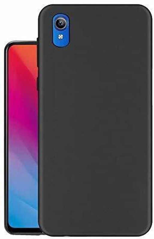 S-Softline Back Cover for Vivo Y91i  (Black, Flexible, Pack of: 1)