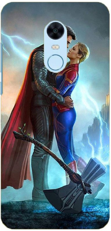 NDCOM Back Cover for Redmi Note 4 Avengers End Game Thor And Captain Marvel Printed  (Multicolor, Hard Case, Pack of: 1)