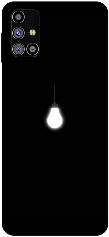 URCHIN Back Cover for Samsung M30s Light bulb, light, idea, bulb, black, awesome  (Multicolor, Shock Proof, Pack of: 1)