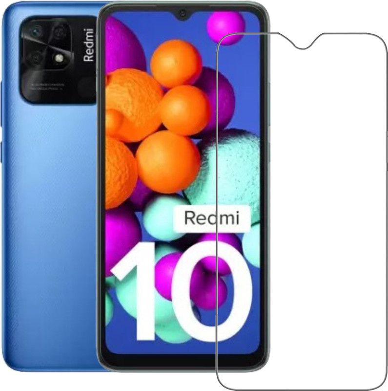 DSCASE Tempered Glass Guard for REDMI 10  (Pack of 1)