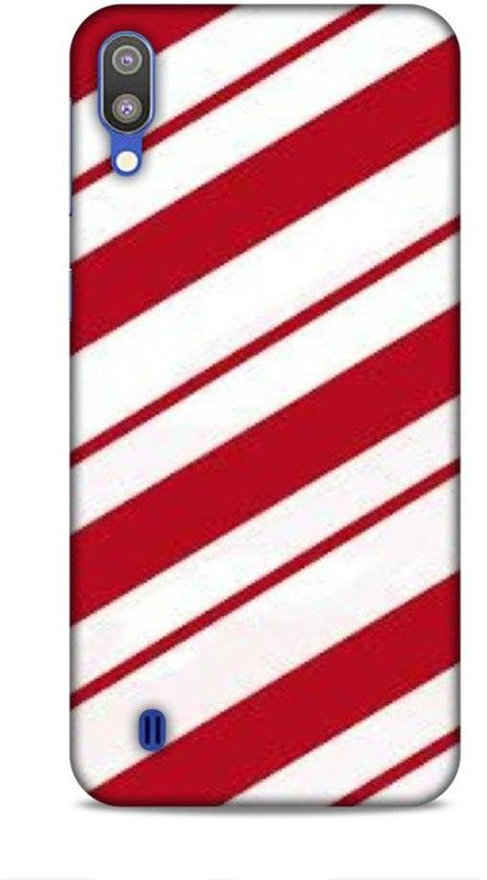 Keviv Back Cover for Samsung Galaxy M10  (White, Red, Hard Case)