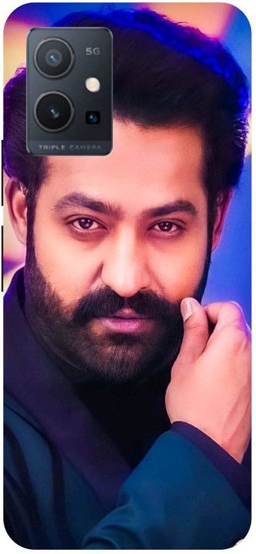 THE NARAYANA COLLECTIONS Back Cover for IQOO U5 5G-V2024A-JR,NTR,TARAK,RAMA,RAO,TAMIL,RRR  (Multicolor, Hard Case, Pack of: 1)