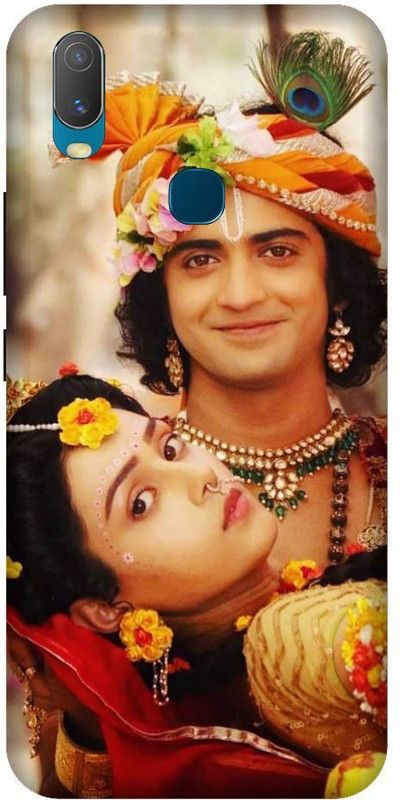 URCHIN Back Cover for Vivo Y15 Radha Krishna, Radha and Krishna, Krishna, Radha, God  (Multicolor, Shock Proof, Pack of: 1)