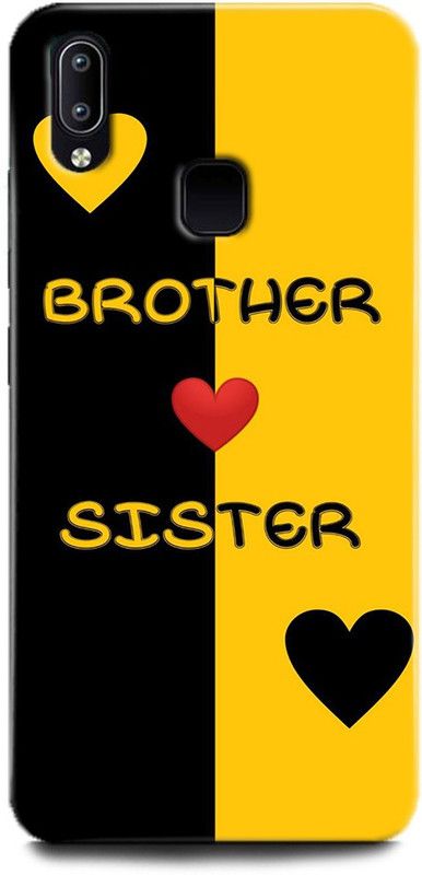 Afterglow Back Cover for Vivo V9 Youth BROTHER, SISTER, MOTHER, LIFE LINE BROTHER SISTER, LOVE, QUOTES  (Multicolor, Shock Proof, Pack of: 1)