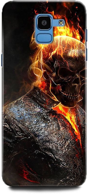 Afterglow Back Cover for SAMSUNG Galaxy On6 GHOST RIDER, BLUE FKLAME, FIRE, SKULL  (Multicolor, Shock Proof, Pack of: 1)