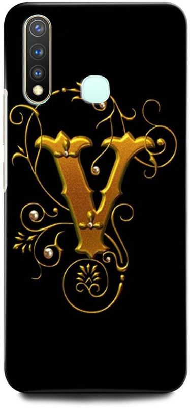 ORBIQE Back Cover for Vivo Y19  (Black, Brown, Hard Case, Pack of: 1)