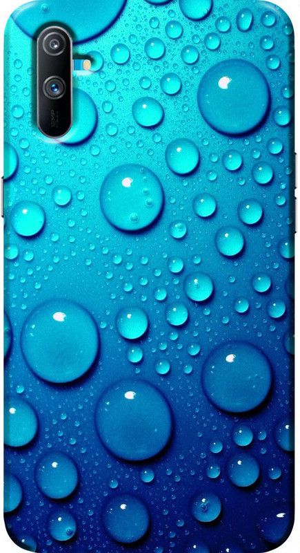 CUTECASE Back Cover for Realme C3  (Blue, Anti-radiation, Silicon, Pack of: 1)