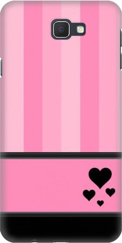 COBIERTAS Back Cover for Samsung Galaxy On Nxt  (Pink, Black, Hard Case)