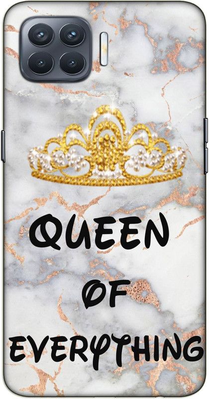 iprinto Back Cover for Oppo F17 Pro Queen Of Everything Back Cover  (White, Hard Case)