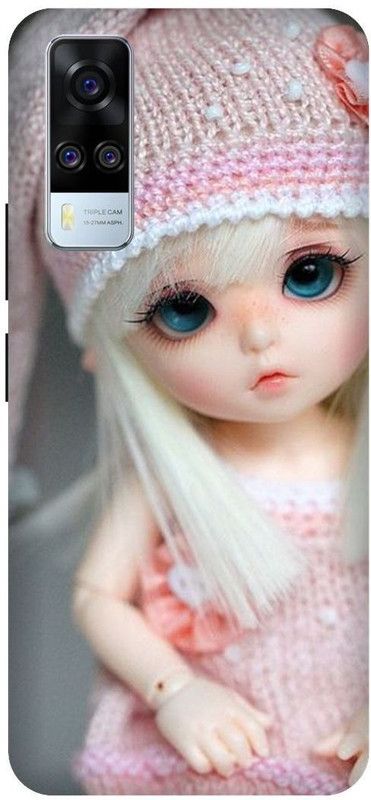 3D U PRINT Back Cover for VIVO Y31 ,V2036, Baby doll,lovers,love,heart  (Orange, Waterproof, Pack of: 1)