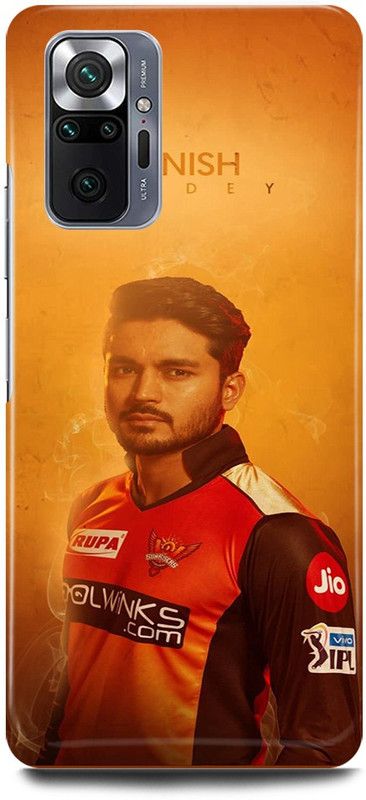 JUGGA Back Cover for Redmi Note 10 Pro, MANISH, PANDEY, INDIAN, PLAYER, SUNRISES  (Orange, Hard Case, Pack of: 1)