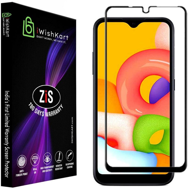 iWishKart Edge To Edge Tempered Glass for POCO C50, POCO C50 5G  (Pack of 1)