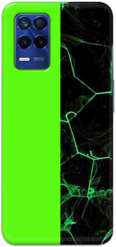 NDCOM Back Cover for Realme 8s 5G Neon Marble Printed  (Multicolor, Hard Case, Pack of: 1)