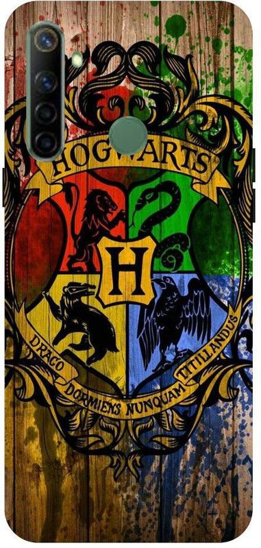 URCHIN Back Cover for Realme5i Harry Potter, Hogwarts, Harry Potter Logo  (Multicolor, Shock Proof, Pack of: 1)