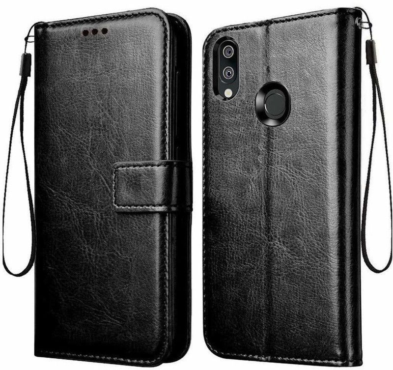 Tingtong Flip Cover for Xiaomi Mi Redmi Y3  (Black)