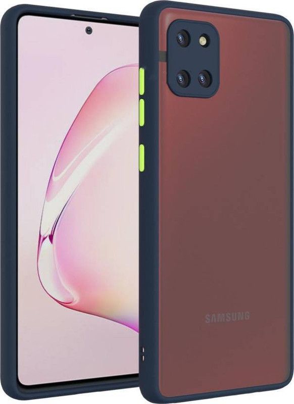 FIVE-O Back Cover for Samsung Galaxy Note 10 Lite  (Blue, Camera Bump Protector, Pack of: 1)