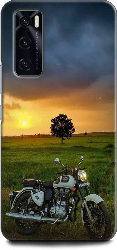 KEYCENT Back Cover for Vivo V20 SE, V2022 BIKE, BULLET, RIDER, ROYAL ENFIELD, NATURE  (Multicolor, Pack of: 1)
