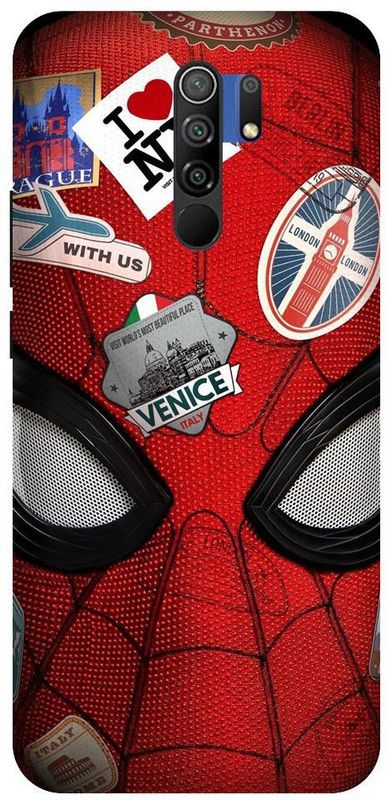 URCHIN Back Cover for Redmi 9 prime Spiderman, Ultimate spiderman, Spiderman logo,  (Multicolor, Shock Proof, Pack of: 1)