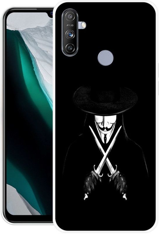 Vaultart Back Cover for Realme Narzo 10A, Narzo 20A  (Multicolor, Dual Protection, Silicon, Pack of: 1)