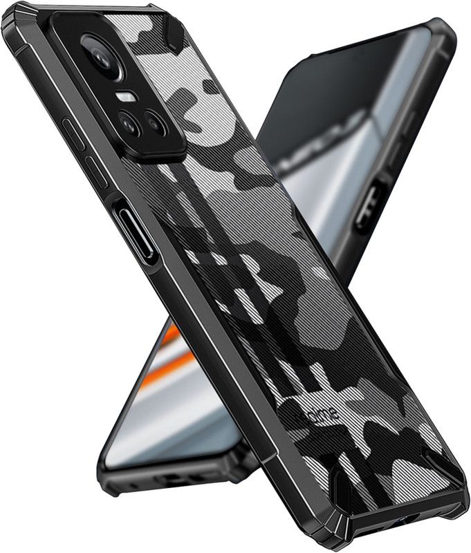 Kapa Back Cover for Realme GT Neo 3  (Black, Shock Proof, Pack of: 1)